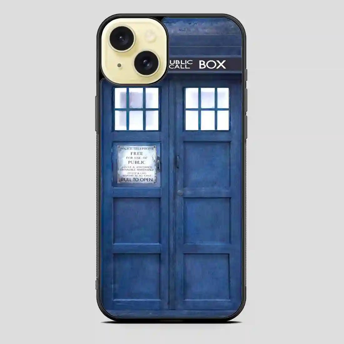 221B Of Tardis Doctor Who iPhone 15 Plus Case