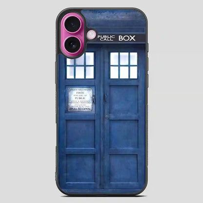 221B Of Tardis Doctor Who iPhone 16 Plus Case