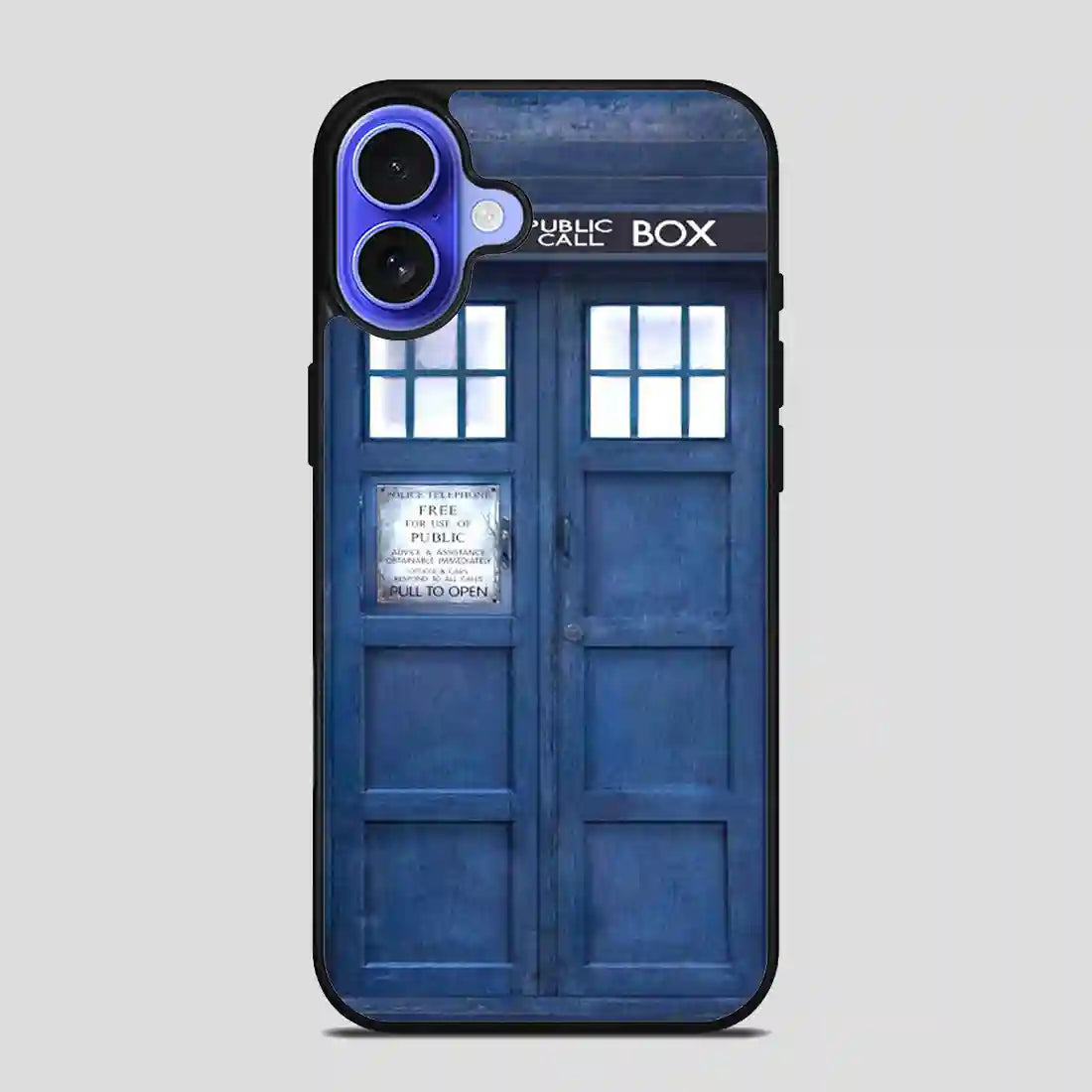 221B Of Tardis Doctor Who iPhone 16 Case