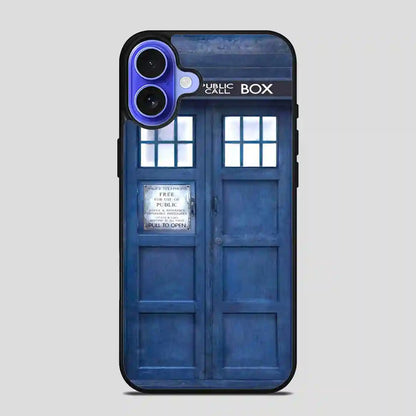 221B Of Tardis Doctor Who iPhone 16 Case