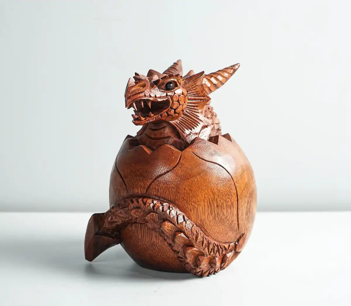 Newborn Dragon Sculpture, Baby Dragon, Egg, Mystical Animal