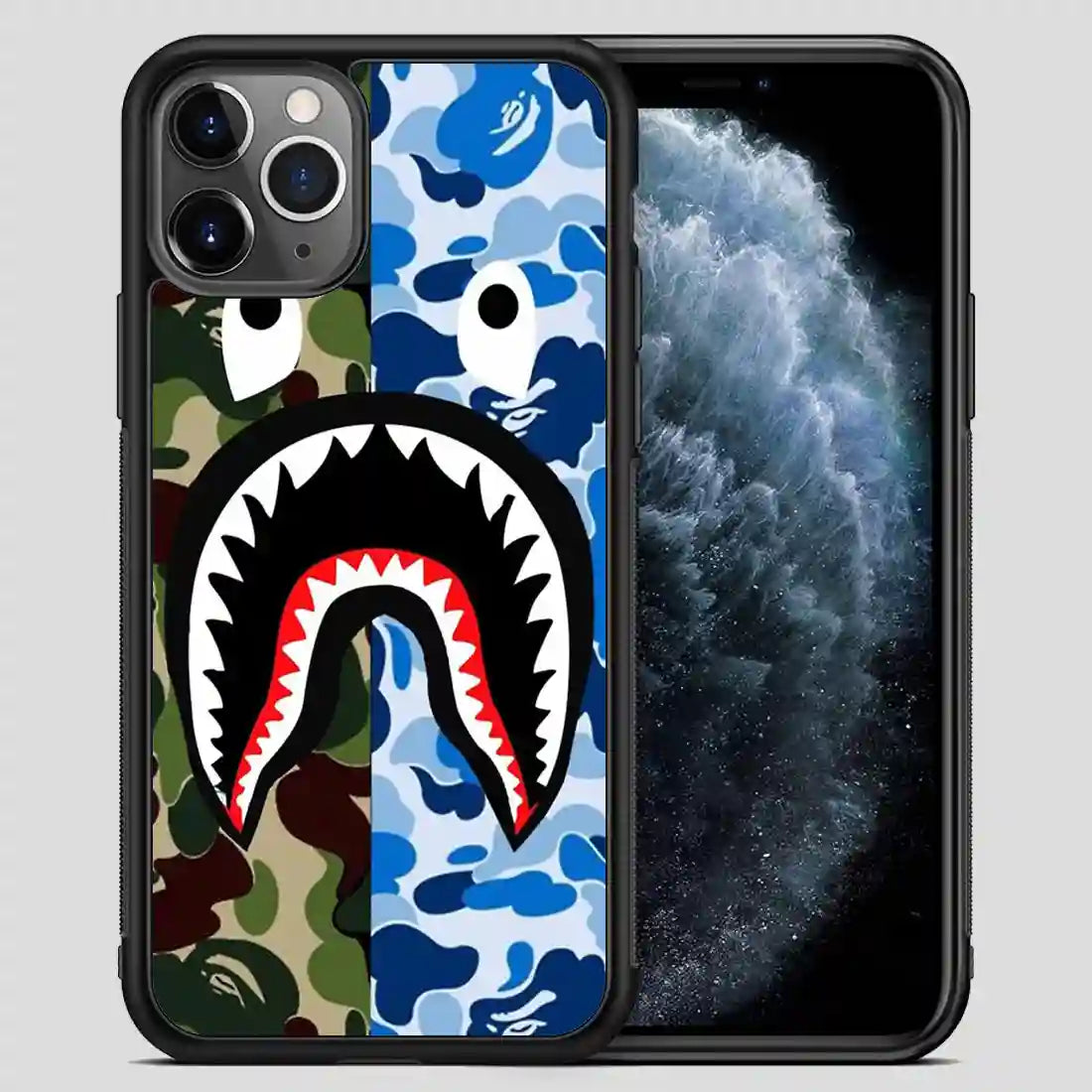 A Bathing Ape Blue Shark iPhone 11 Pro Max Case