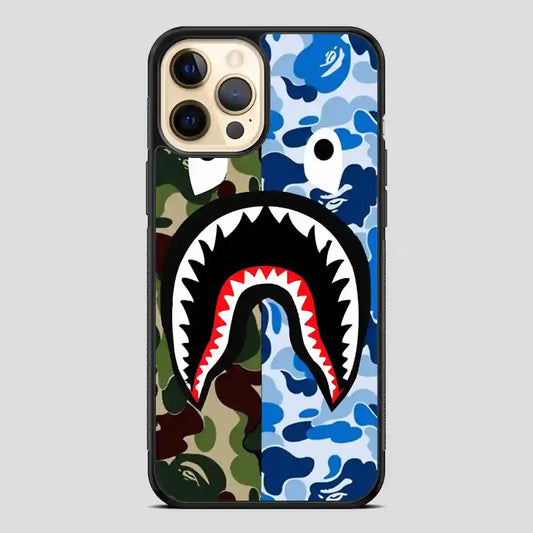 A Bathing Ape Blue Shark iPhone 12 Pro Case