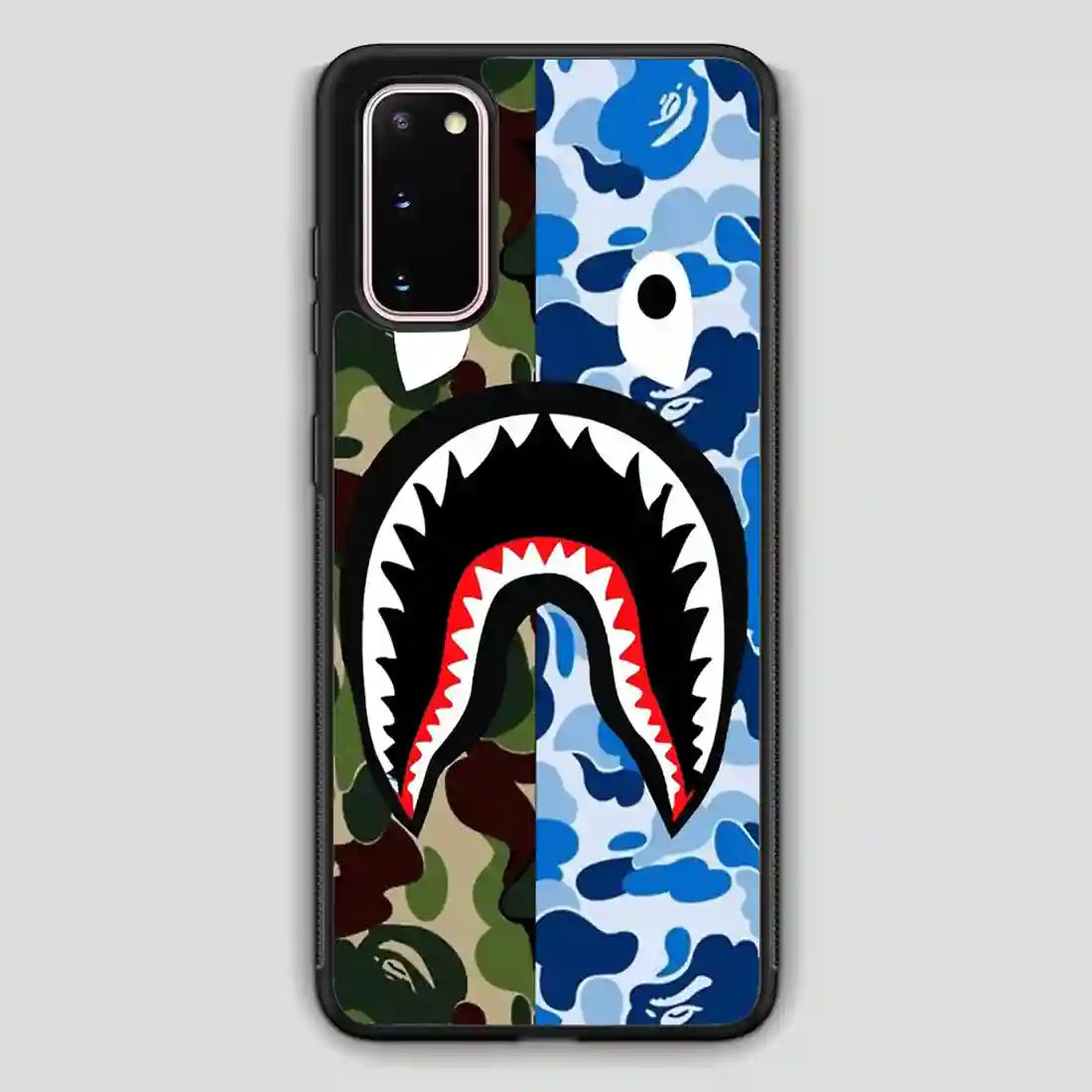 A Bathing Ape Blue Shark Samsung Galaxy S20 Case