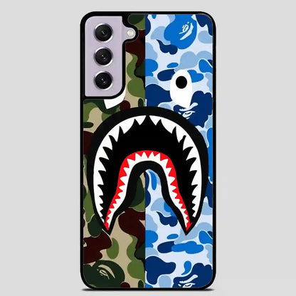 A Bathing Ape Blue Shark Samsung Galaxy S21 Case