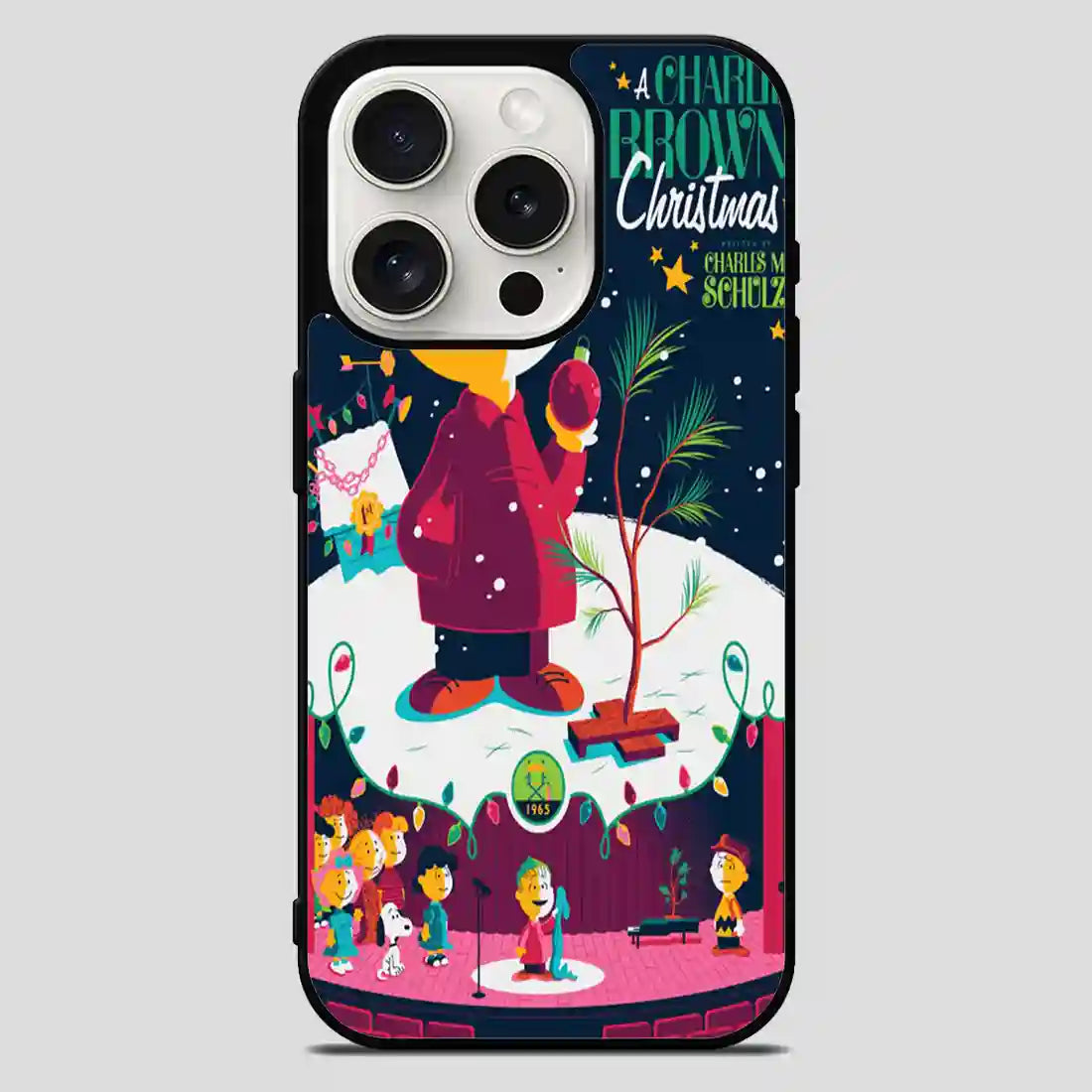 A Charlie Brown Christmas Poster iPhone 15 Pro Max Case