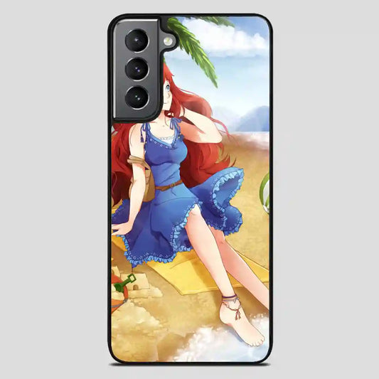 A Day At The Beach Samsung Galaxy S21 FE Case