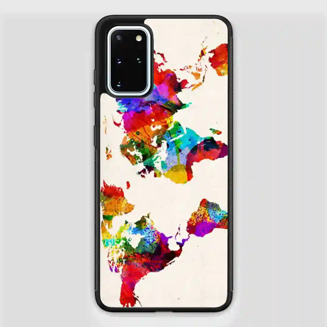 Abstract Painting World Map Samsung Galaxy S20 FE Case