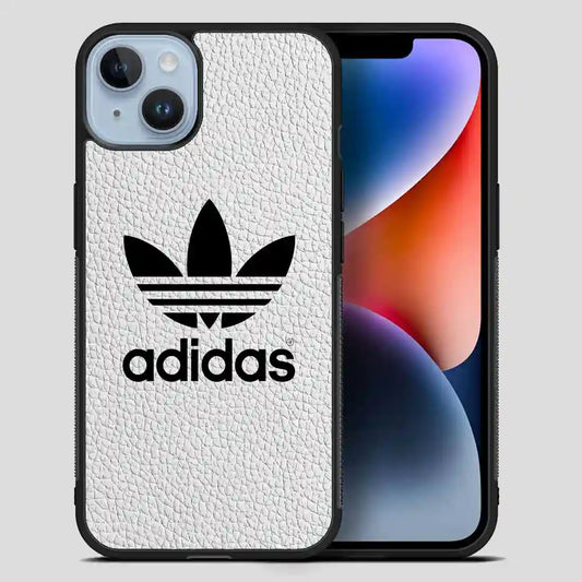 Adidas Art White iPhone 14 Plus Case