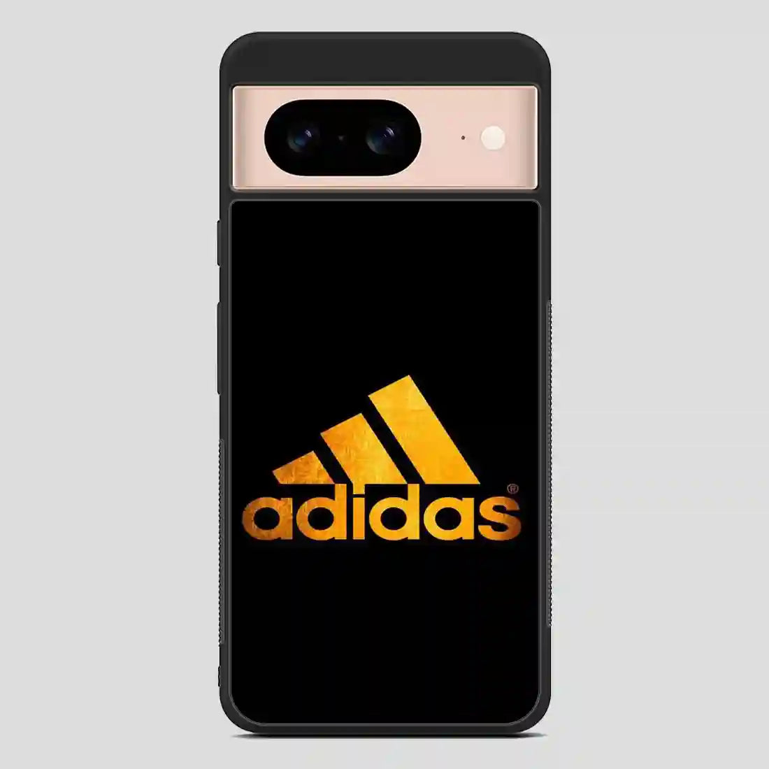 Adidas Black Brown Logo Google Pixel 8 Case