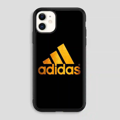 Adidas Black Brown Logo iPhone 11 Case