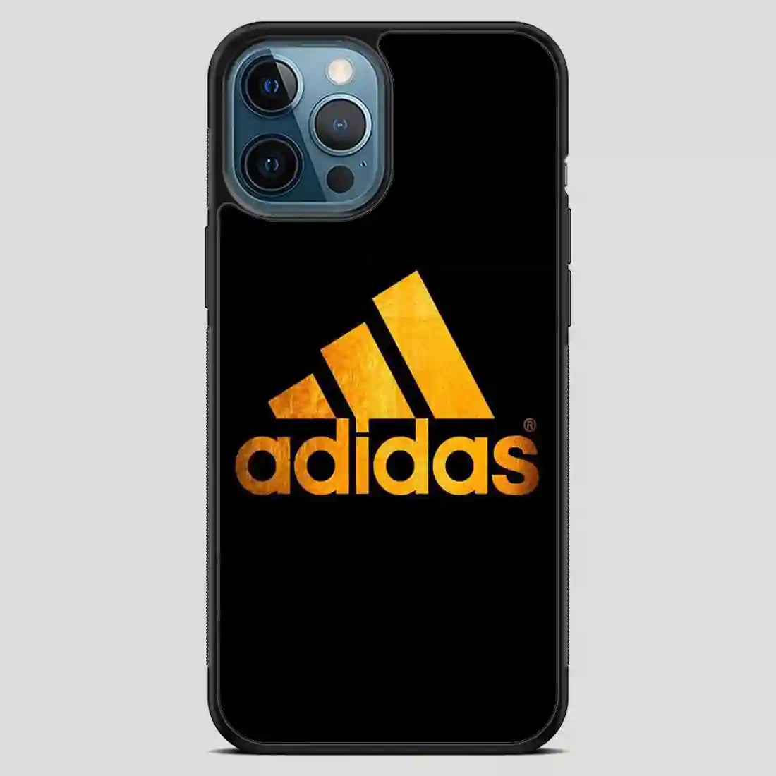 Adidas Black Brown Logo iPhone 12 Pro Max Case