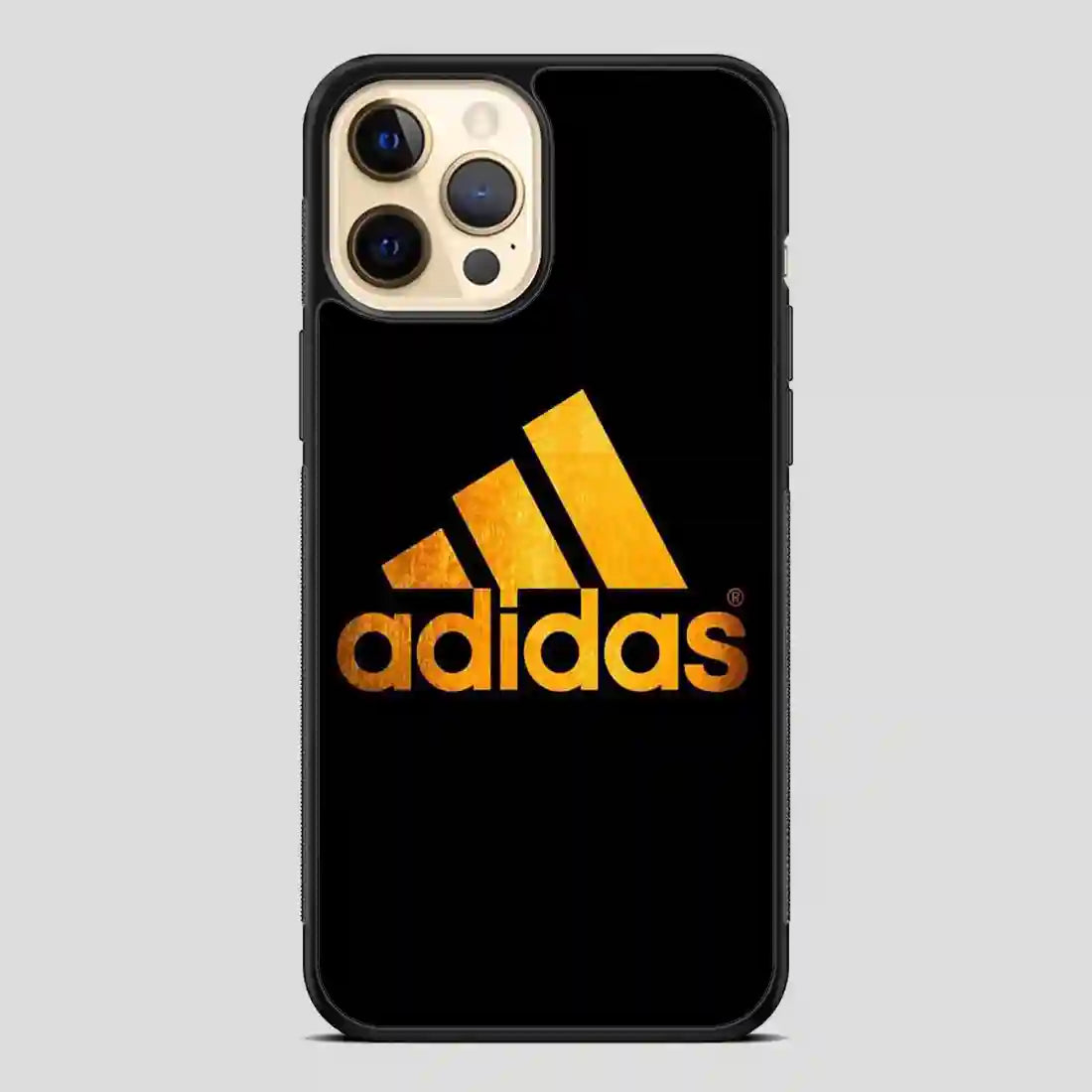 Adidas Black Brown Logo iPhone 12 Pro Case