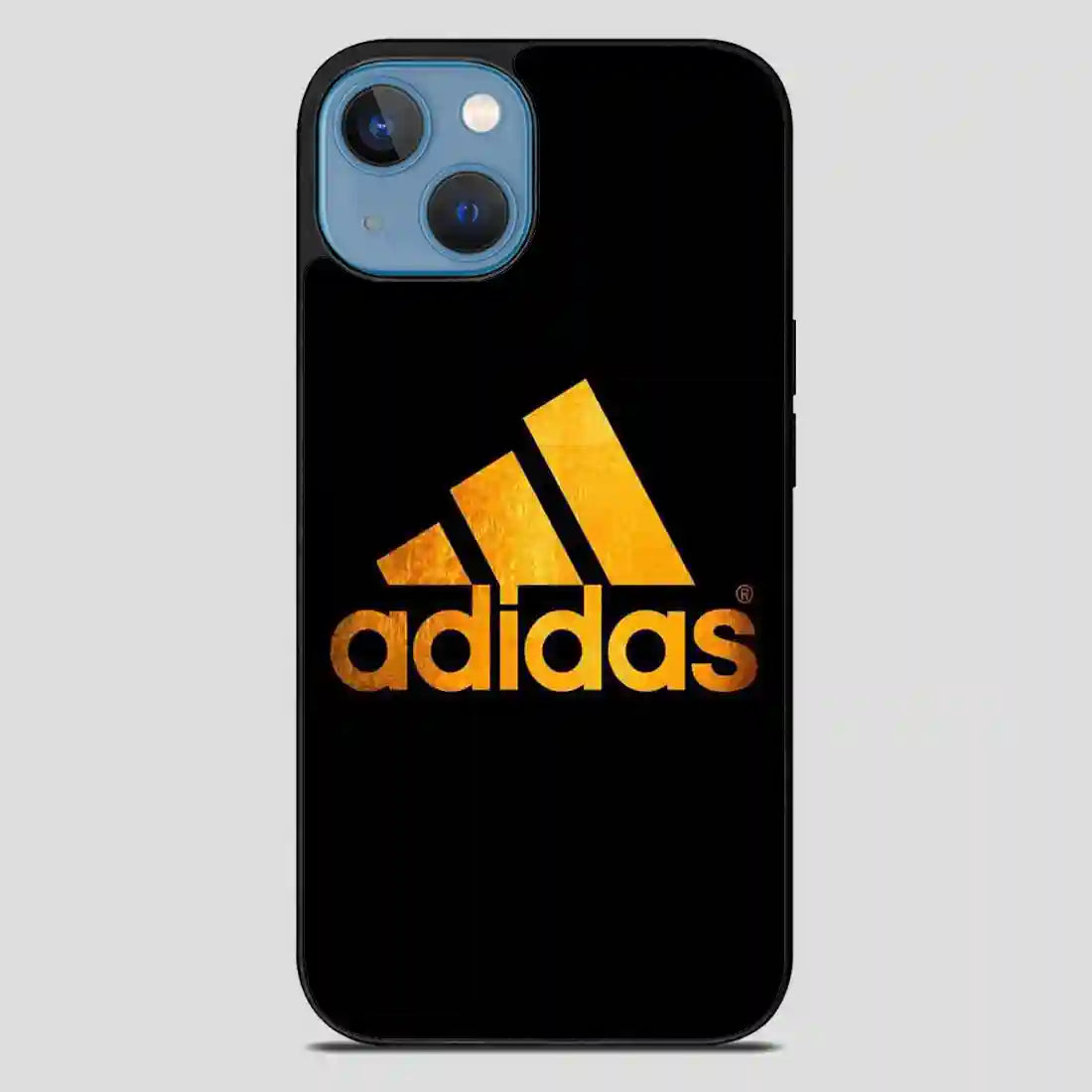 Adidas Black Brown Logo iPhone 13 Case