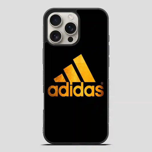 Adidas Black Brown Logo iPhone 16 Pro Max Case