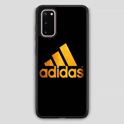 Adidas Black Brown Logo Samsung Galaxy S20 Case