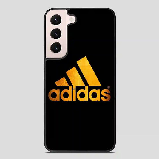 Adidas Black Brown Logo Samsung Galaxy S22 Plus Case