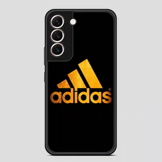 Adidas Black Brown Logo Samsung Galaxy S22 Case