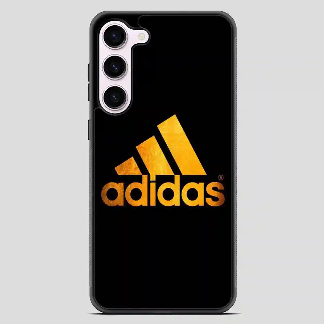 Adidas Black Brown Logo Samsung Galaxy S23 Case