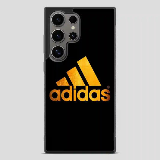 Adidas Black Brown Logo Samsung Galaxy S24 Ultra Case