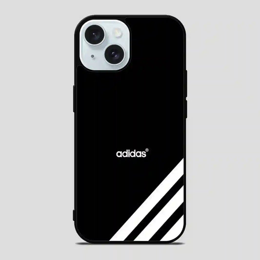 Adidas Black Cool iPhone 15 Case