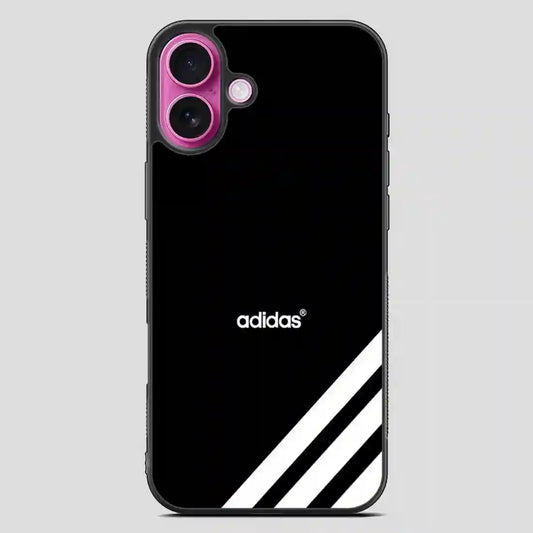 Adidas Black Cool iPhone 16 Plus Case