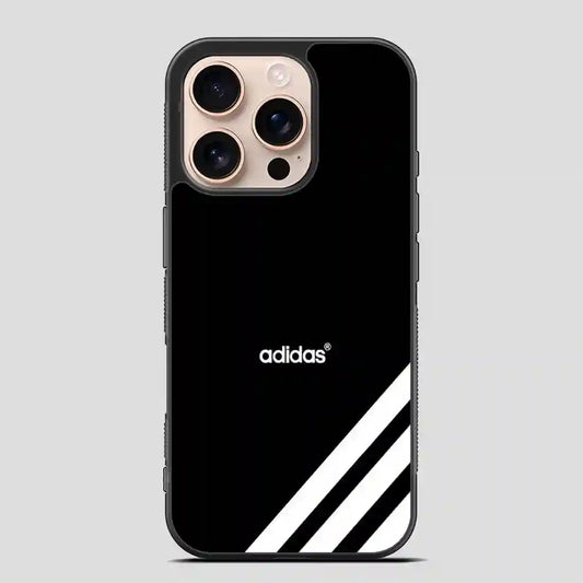 Adidas Black Cool iPhone 16 Pro Case