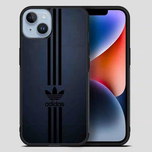 Adidas Black Dark iPhone 14 Plus Case