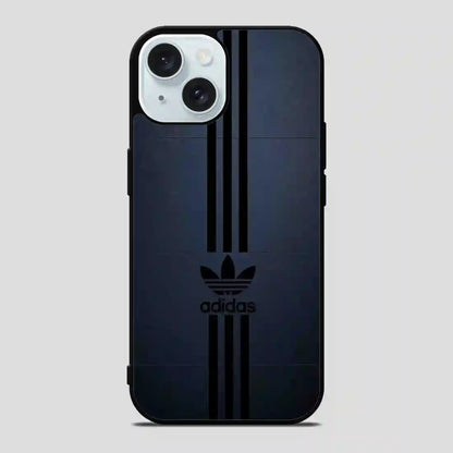 Adidas Black Dark iPhone 15 Case