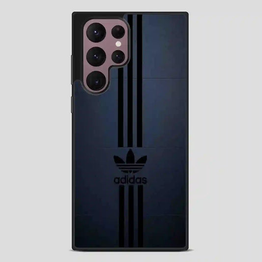 Adidas Black Dark Samsung Galaxy S22 Ultra Case