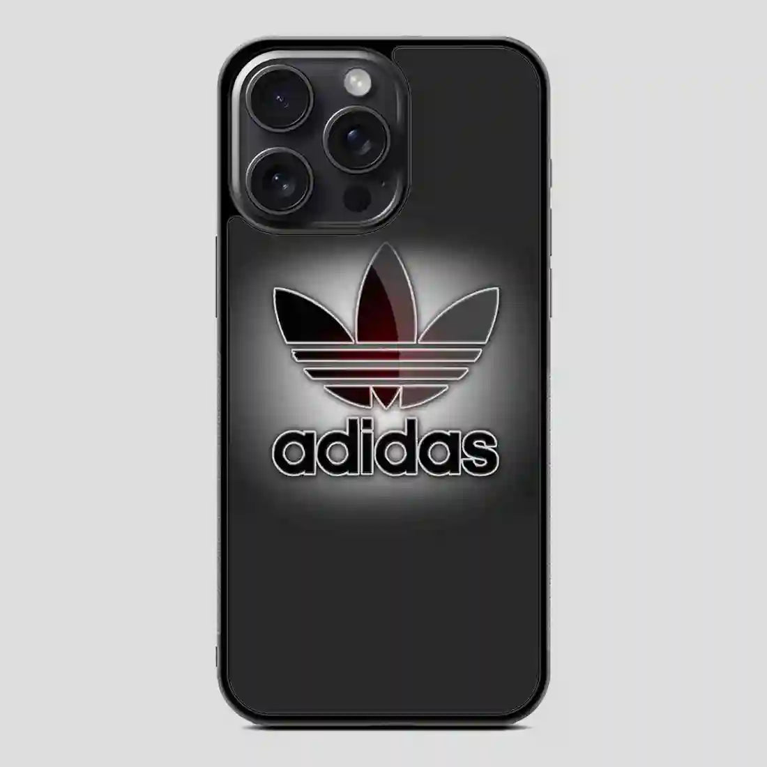 Adidas Black iPhone 15 Pro Case