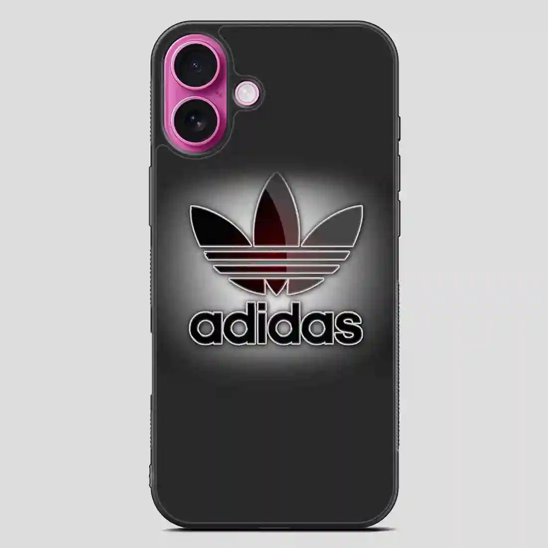 Adidas Black iPhone 16 Plus Case