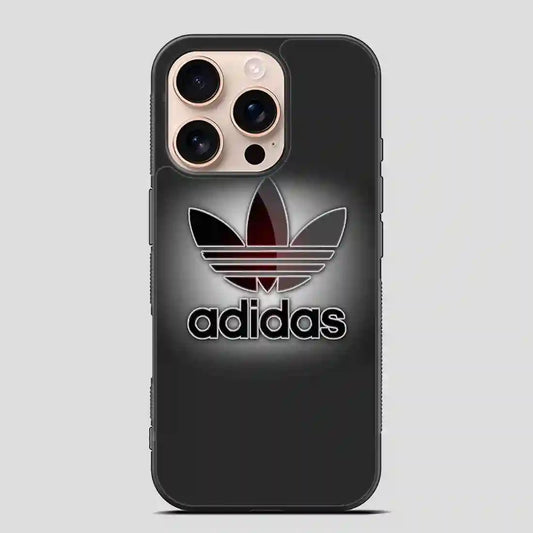 Adidas Black iPhone 16 Pro Case