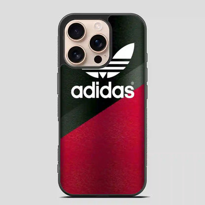 Adidas Black Wallpaper iPhone 16 Pro Case