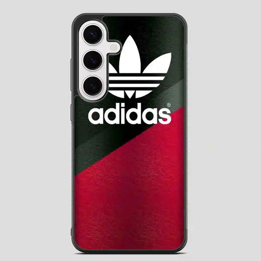 Adidas Black Wallpaper Samsung Galaxy S24 FE Case