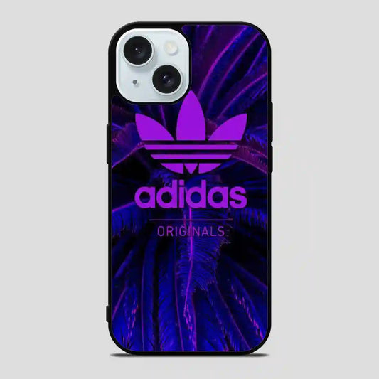 Adidas Blue Desigh iPhone 15 Case