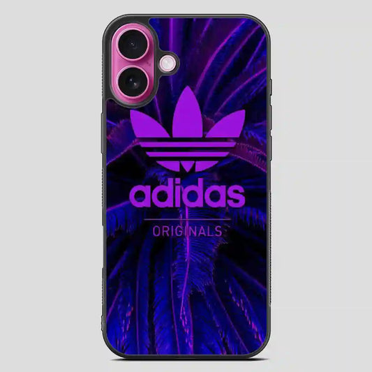 Adidas Blue Desigh iPhone 16 Plus Case