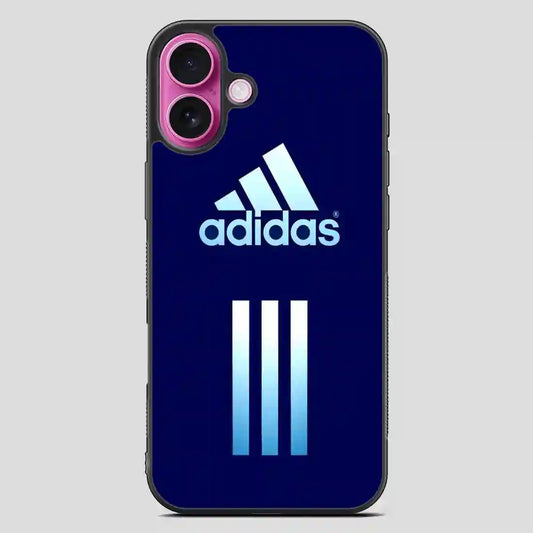 Adidas Blue iPhone 16 Plus Case