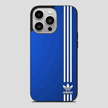 Adidas Blue Line Corner iPhone 14 Pro Case