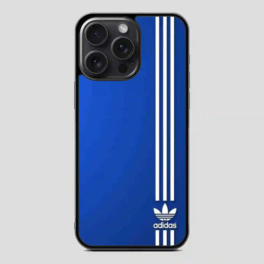 Adidas Blue Line Corner iPhone 15 Pro Case