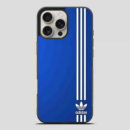 Adidas Blue Line Corner iPhone 16 Pro Max Case