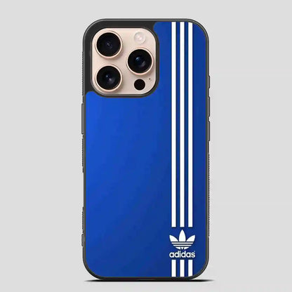 Adidas Blue Line Corner iPhone 16 Pro Case