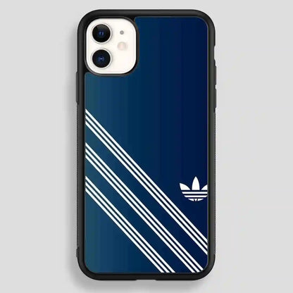 Adidas Blue Line Simple iPhone 12 Case