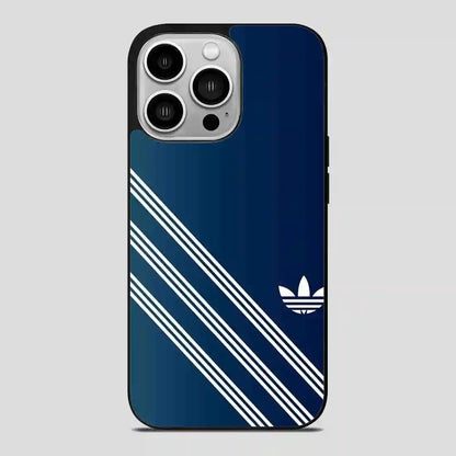 Adidas Blue Line Simple iPhone 14 Pro Case