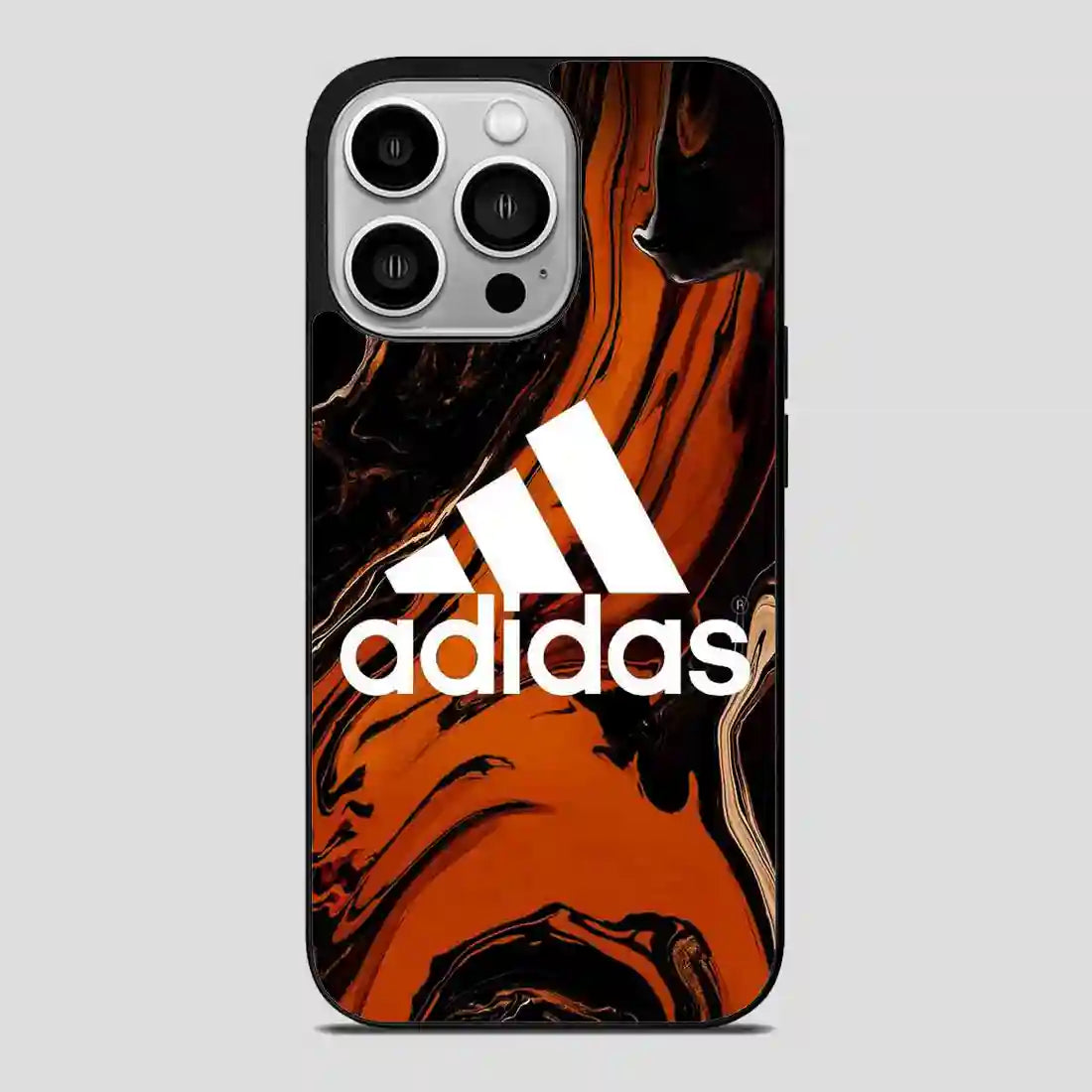 Adidas Brown Marbel iPhone 14 Pro Case