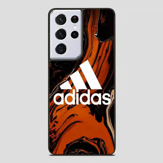 Adidas Brown Marbel Samsung Galaxy S21 Ultra Case