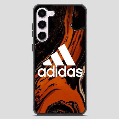 Adidas Brown Marbel Samsung Galaxy S23 Case