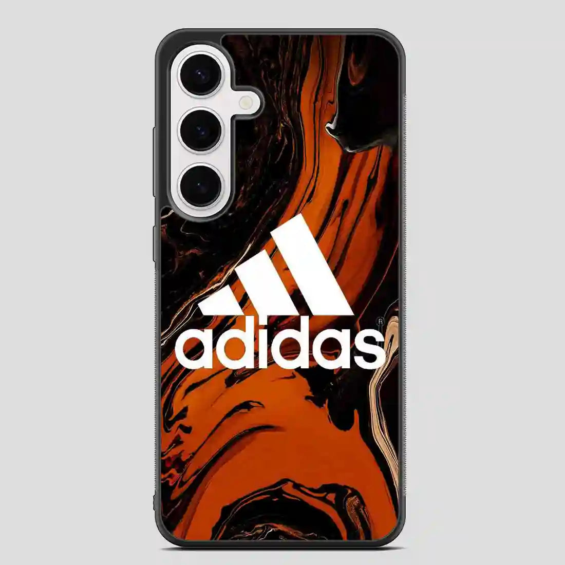 Adidas Brown Marbel Samsung Galaxy S24 FE Case