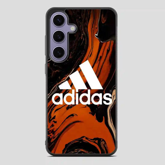 Adidas Brown Marbel Samsung Galaxy S24 Case