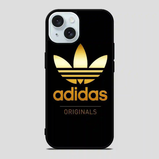 Adidas Brown Original iPhone 15 Case